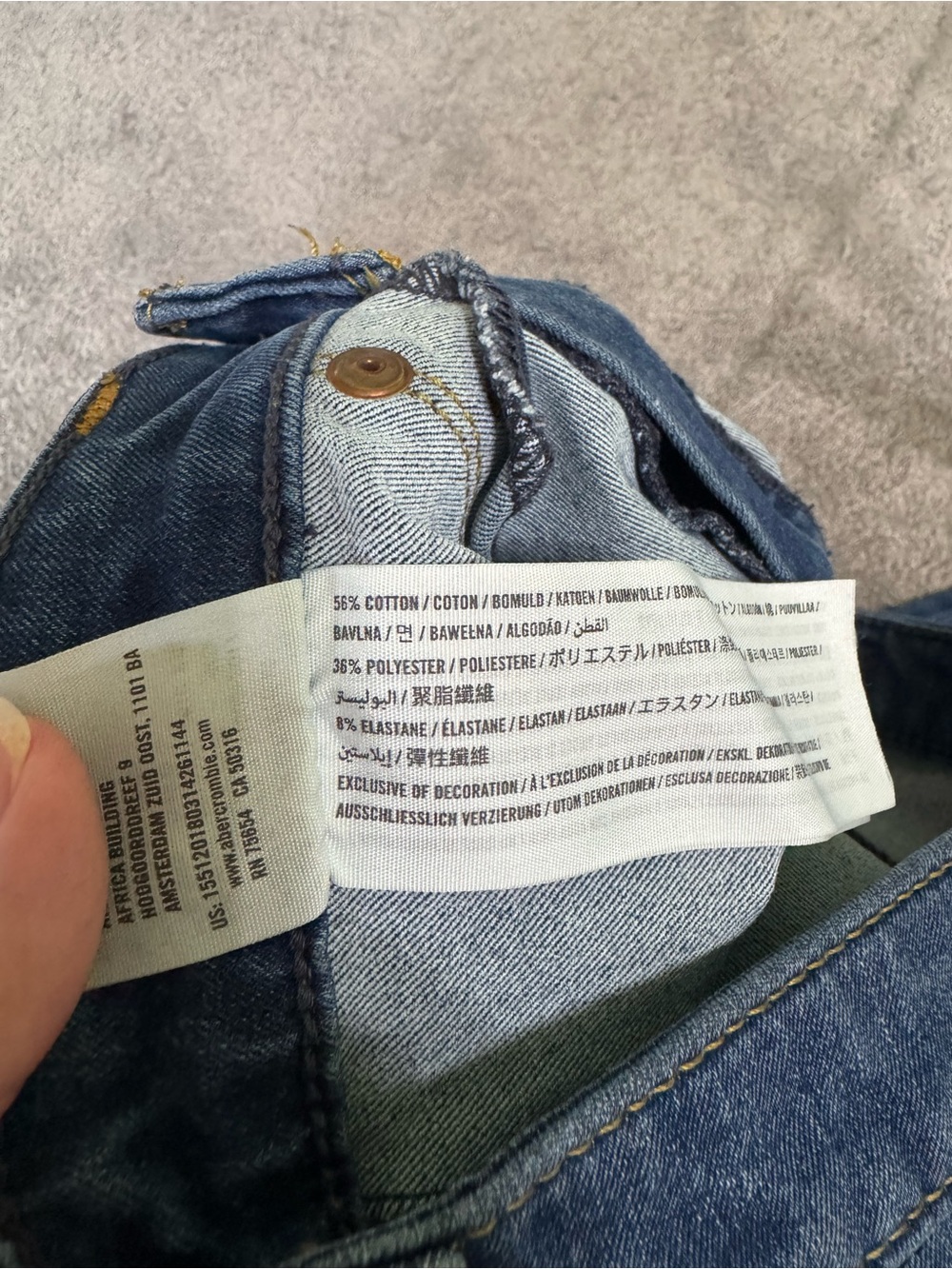Abercrombie & Fitch Women's Medium Blue Skinny Jeans - Picture 5 of 7